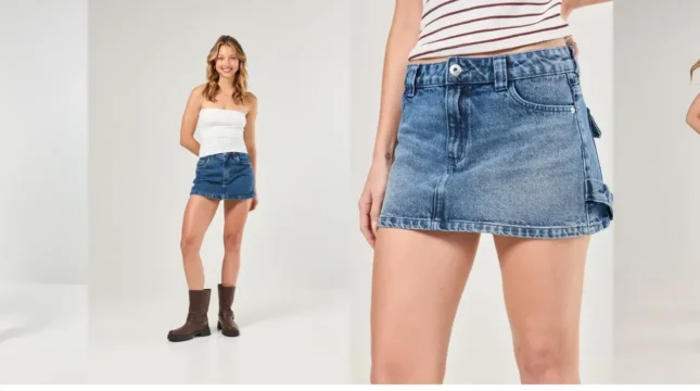 saia jeans curta: o retorno das minis dos anos 2000